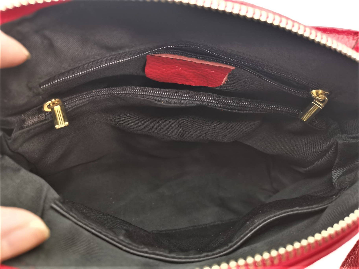 Real Leather Crossbody Bag