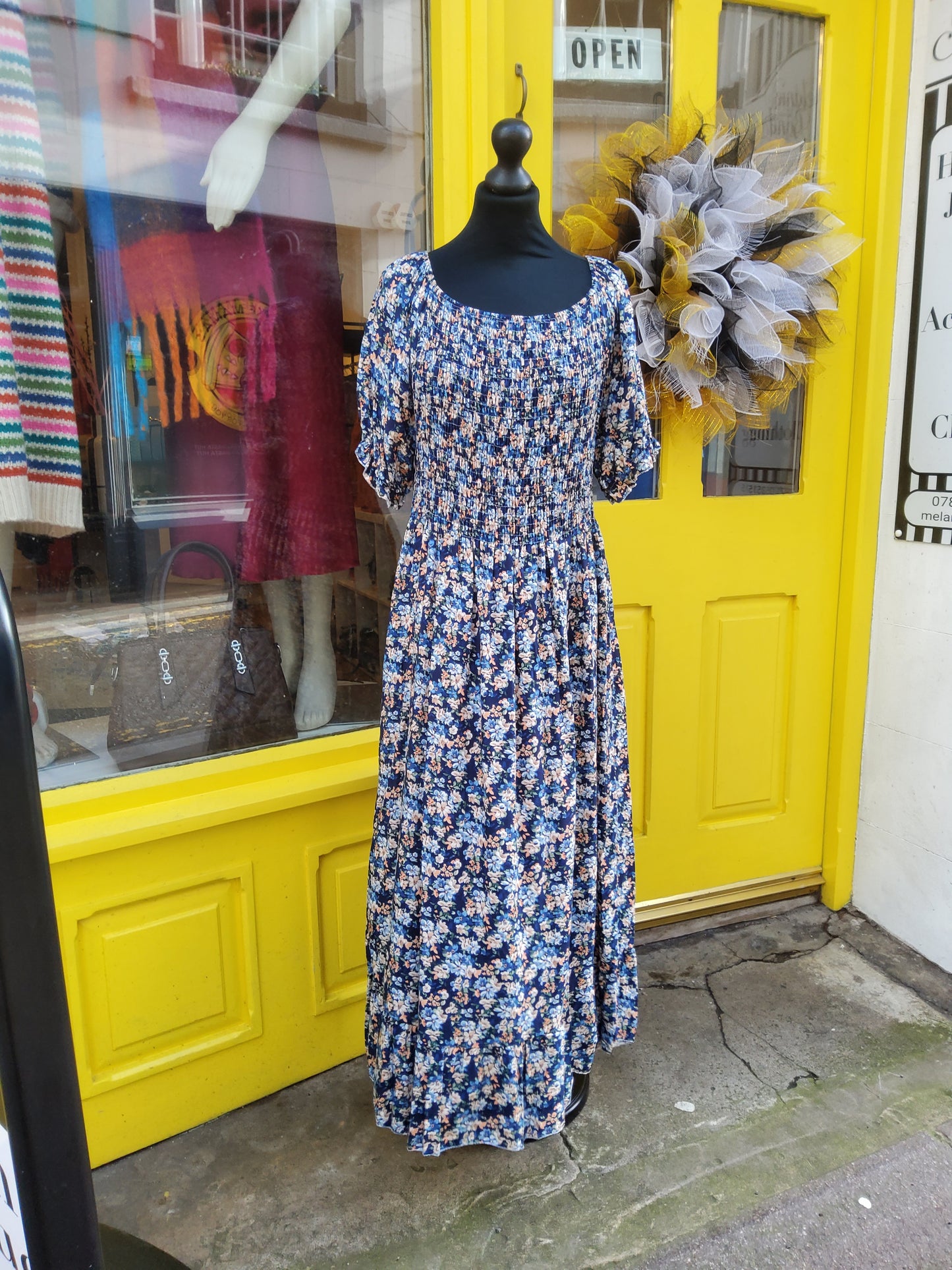 Ditsy Floral Milkmaid Midi Dress