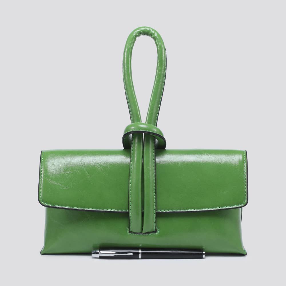 Vegan Leather Knot Handbags