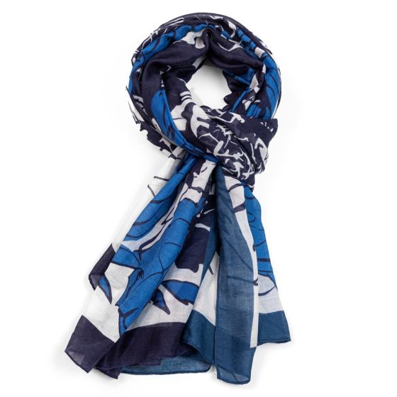 Rose print scarf