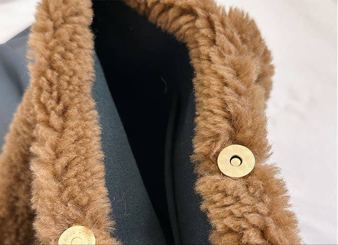 Teddy Faux Fur Tote Bag