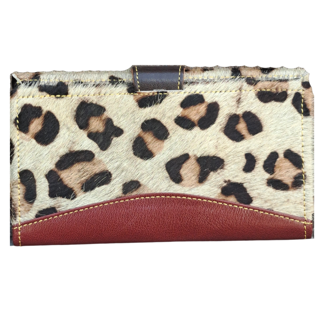 LEATHER ANIMAL PRINT PURSE (3 styles)