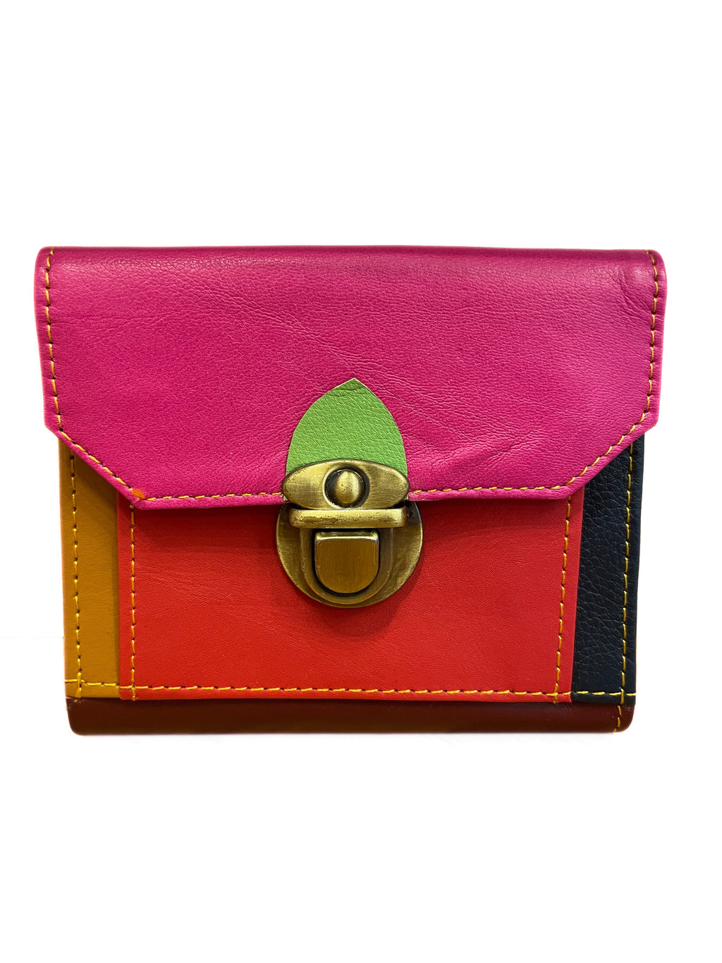 The Isabelle Red Leather Cross Body Bag - Artichoke - FREE DELIVERY UK