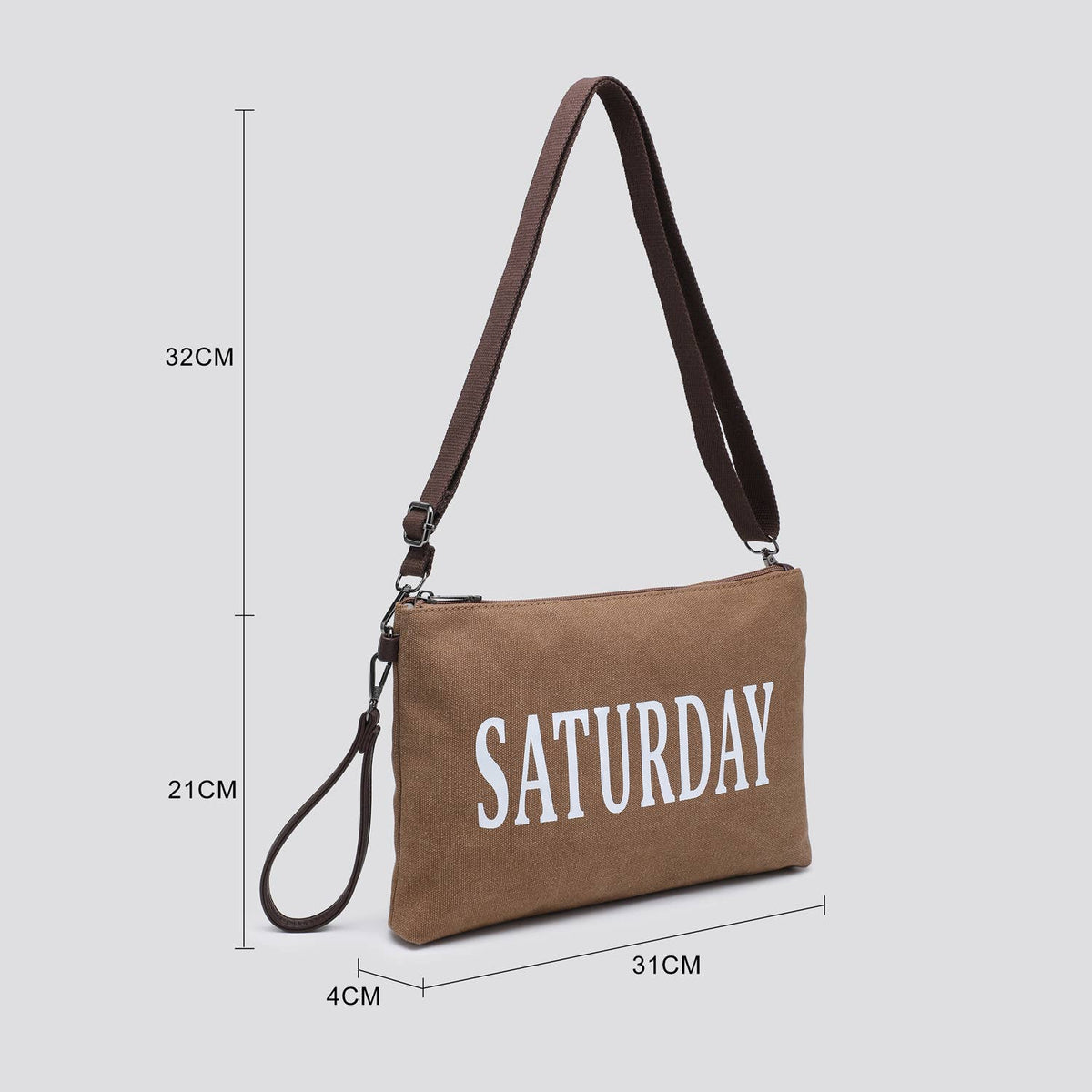 Saturday Canvas Crosbody Bag