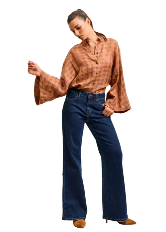 Toxik jeans dark wash wide leg