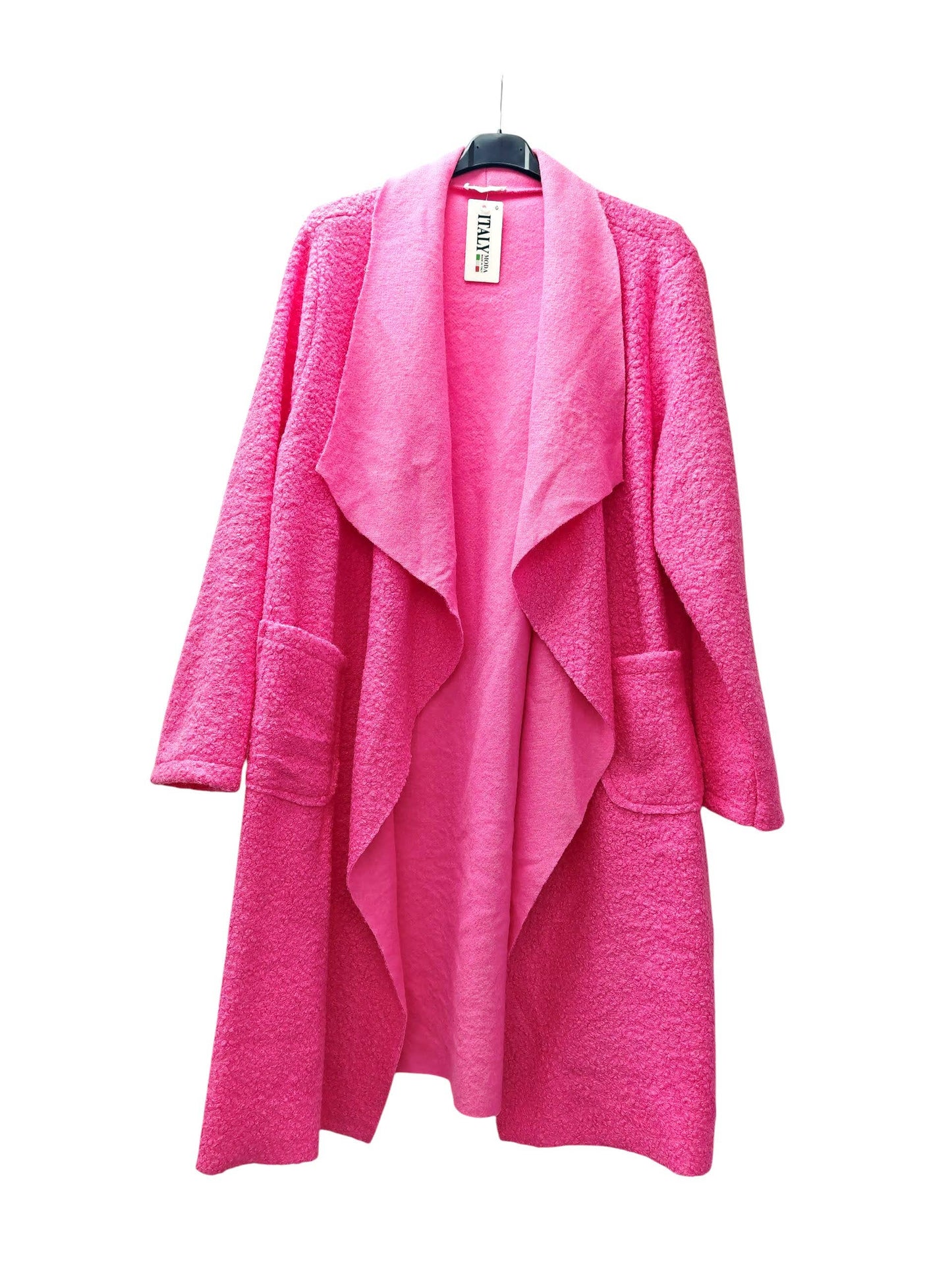 One Size Waterfall Coat with Two Pockets