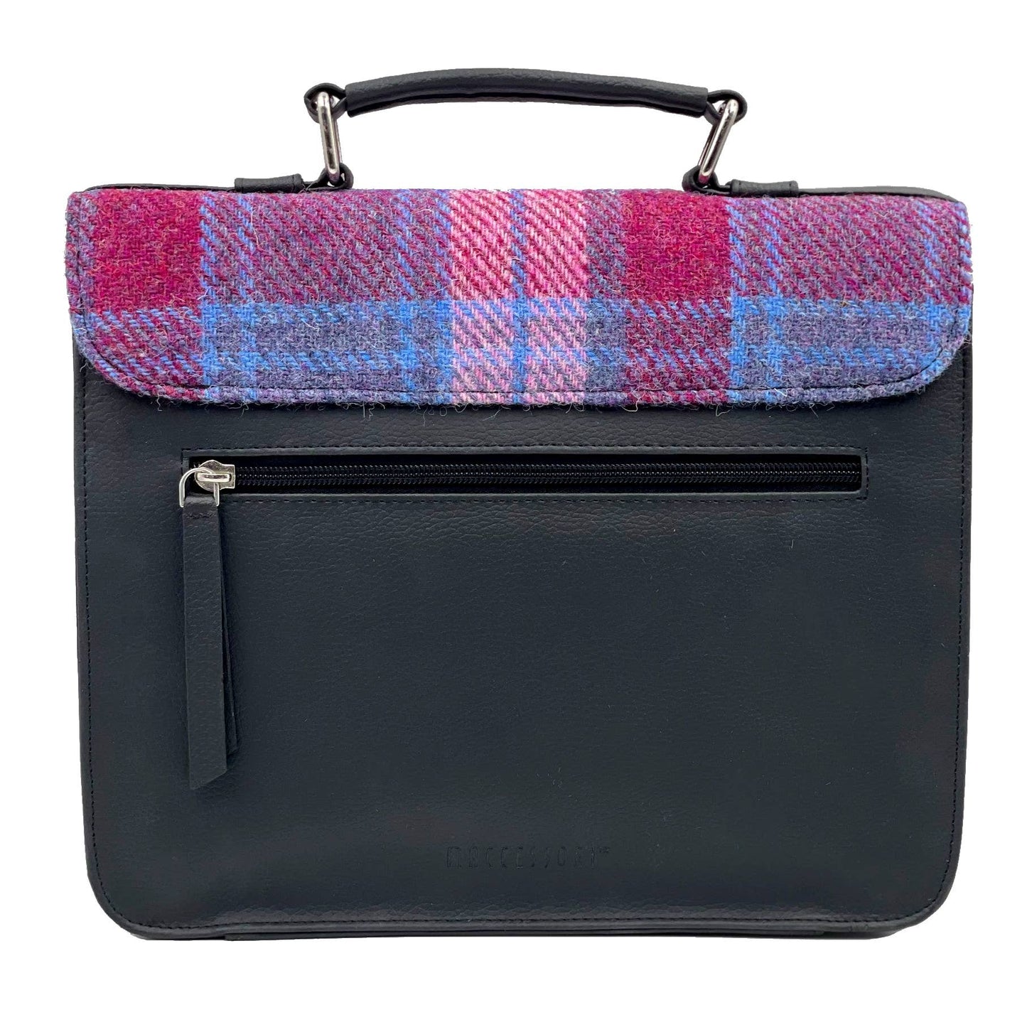 Harris Tweed Ladies Messenger Bag Pastel Pink