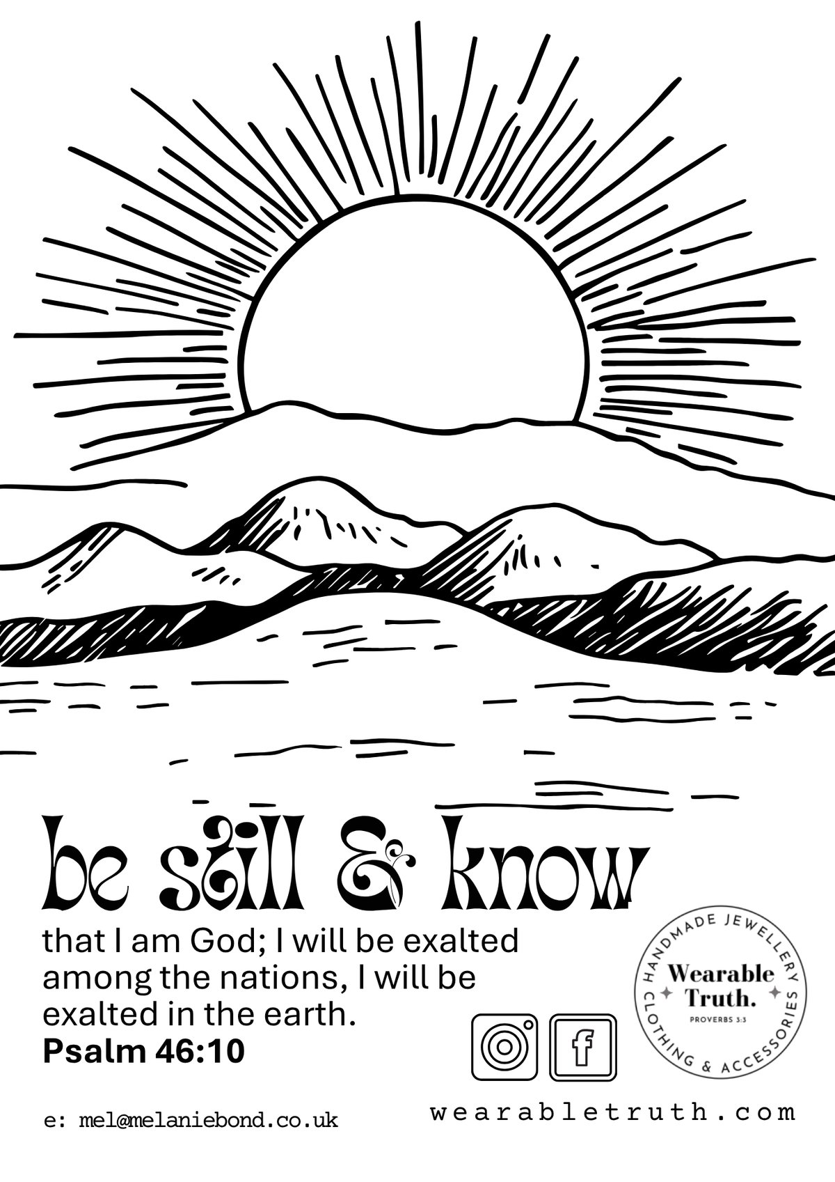Be Still & Know Earrings