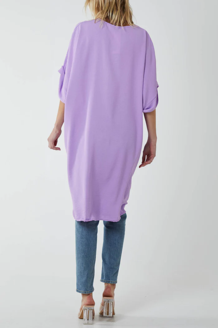 Cobalt Blue Twist cocoon dress
