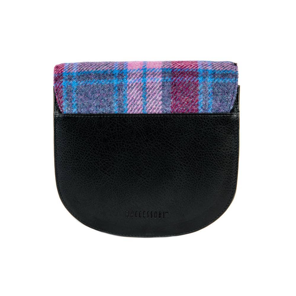 Harris Tweed Crossbody Bag Pastel Pink