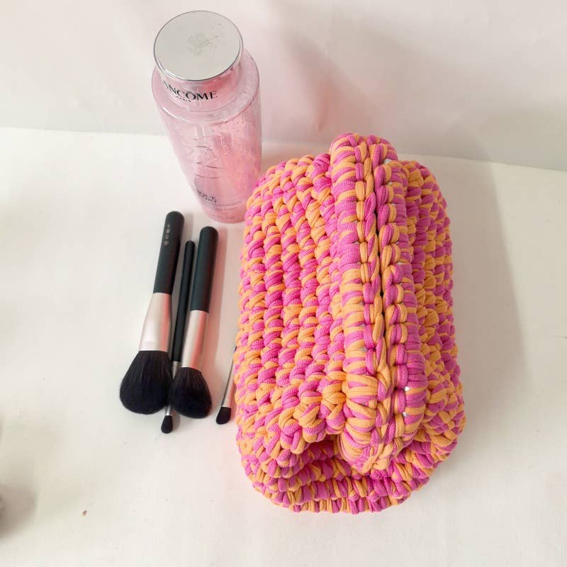 Chunky Knit Bubble Cloud Clutch Bag