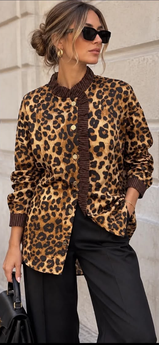 PRE-ORDER Leopard Print Shirt