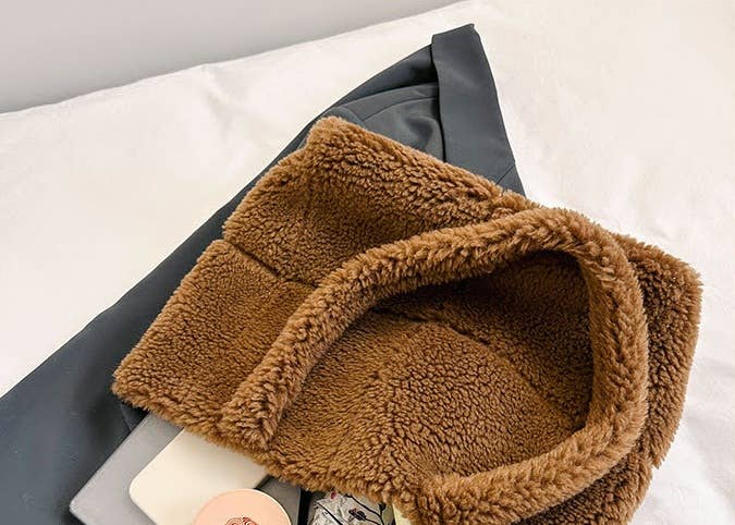 Teddy Faux Fur Tote Bag