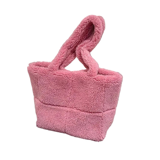 Teddy Faux Fur Tote Bag