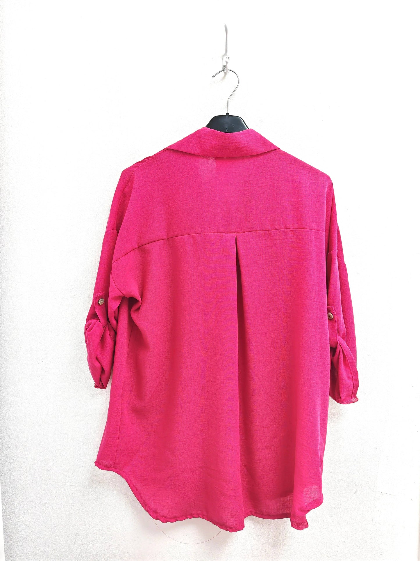 Italian One Size Full Button Linen Shirt