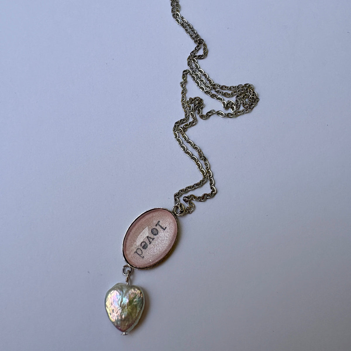 Loved Freshwater Pearl Heart Necklace