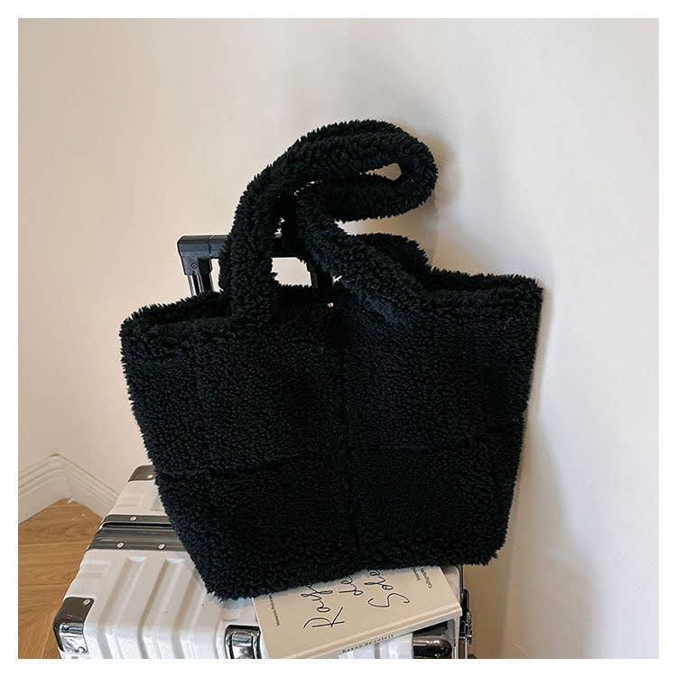 Teddy Faux Fur Tote Bag