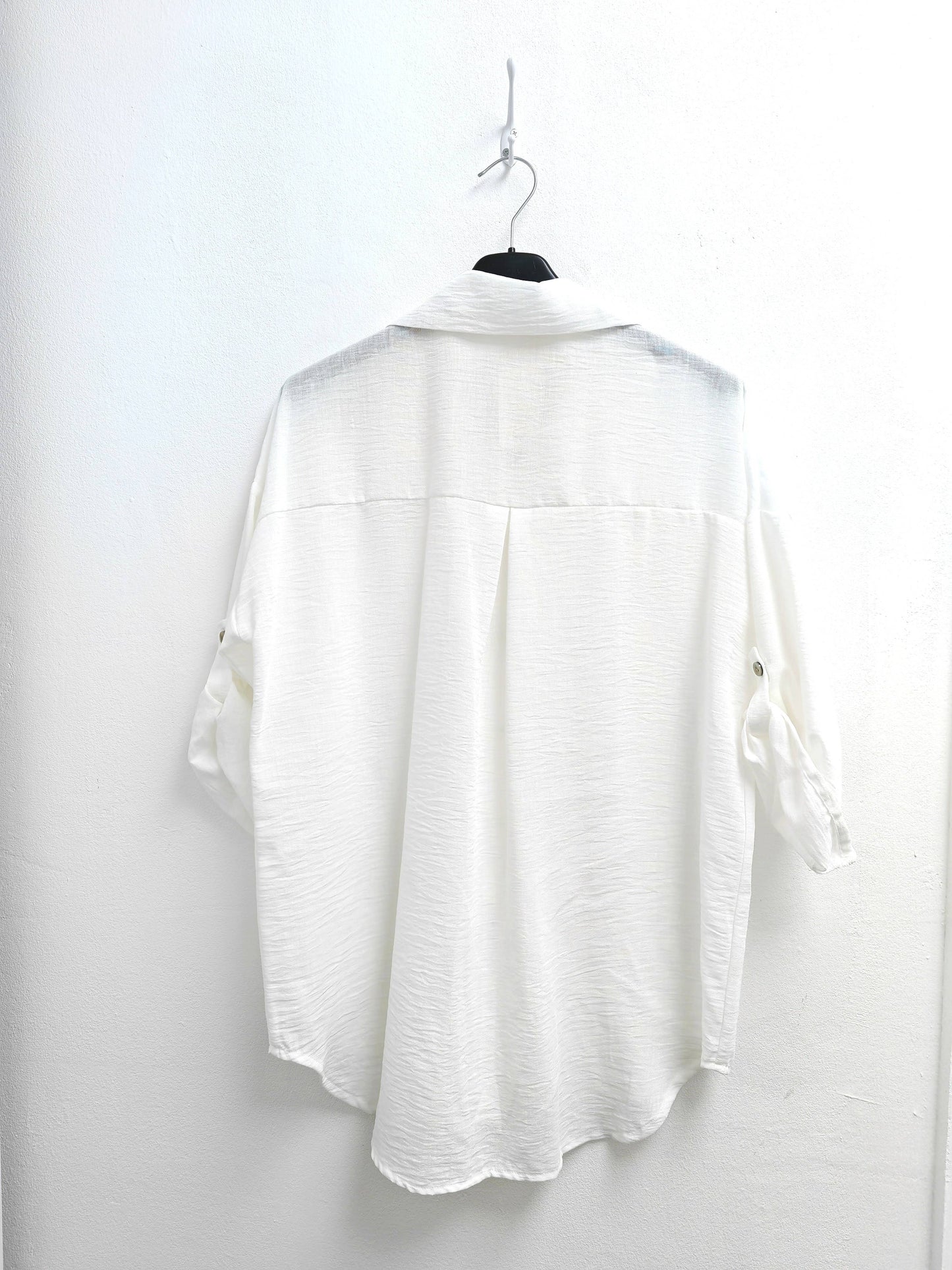 Italian One Size Full Button Linen Shirt