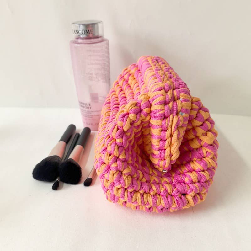 Chunky Knit Bubble Cloud Clutch Bag