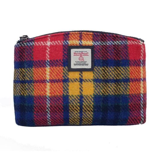 Harris Tweed Cosmetic Bag Saffron