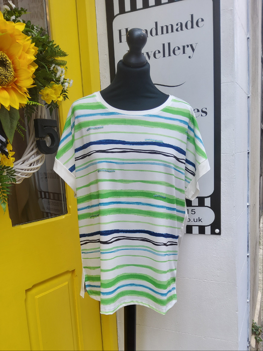 Green Stripe T-Shirt - M/L