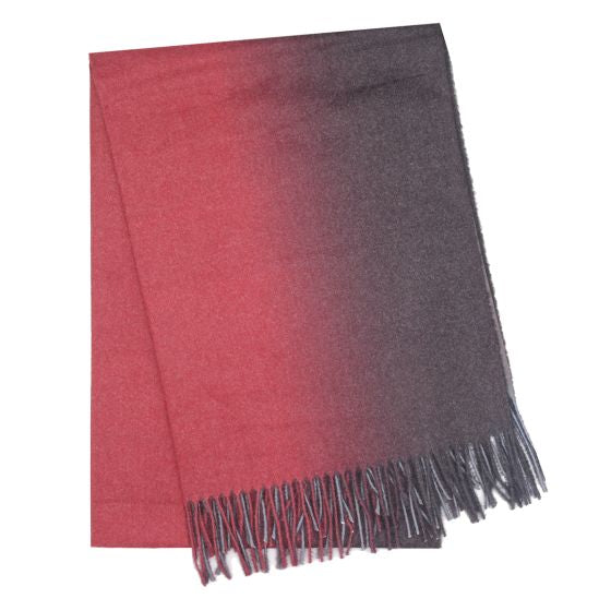 Tie Dye Red Ombre Scarf