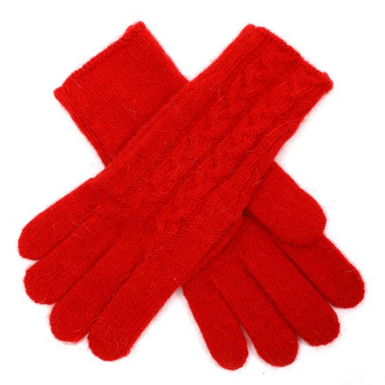 Cable Woolly Gloves