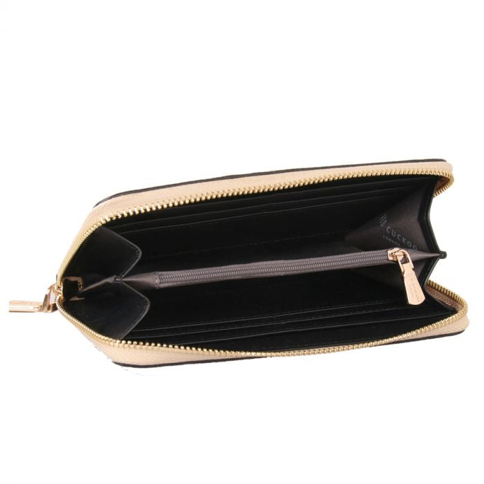 Red Cuckoo Gold Metallic Purse