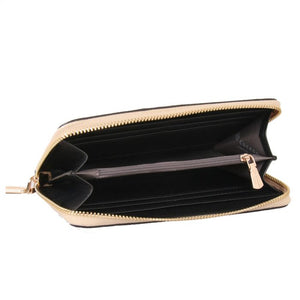 Red Cuckoo Gold Metallic Purse