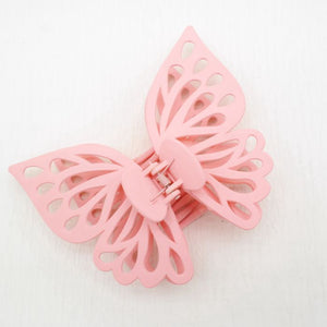Red Cuckoo Butterfly Hair Claw Clip