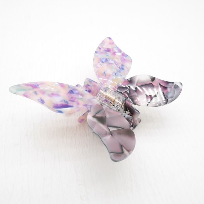 Butterfly Lilac Hair Claw Clip