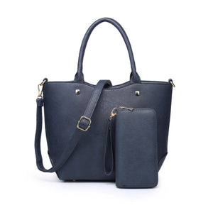 Large Navy Tote Bag with Matching Purse