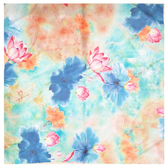 Lotus Satin Scarf