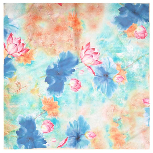Lotus Satin Scarf