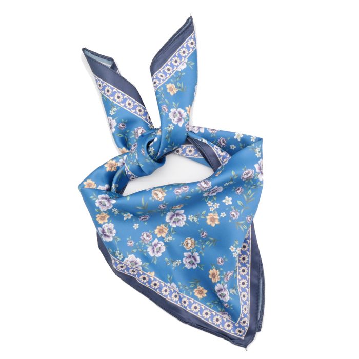 Little Flowers Small Satin Scarf