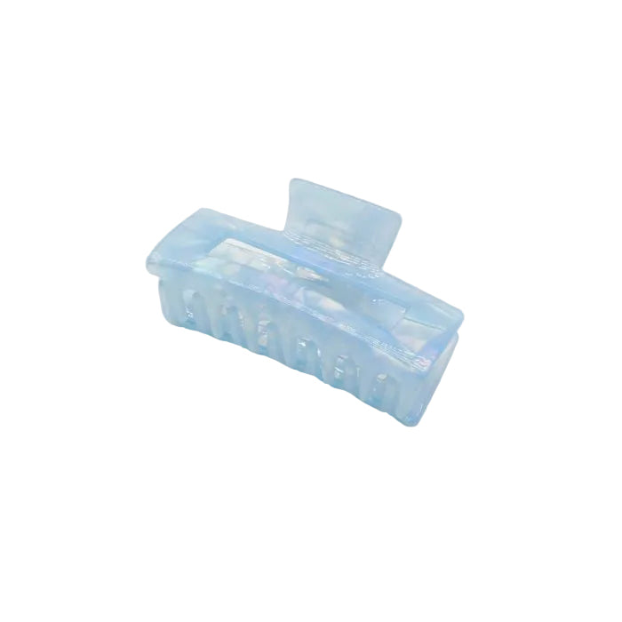 Baby Blue Rectangle Claw Clip
