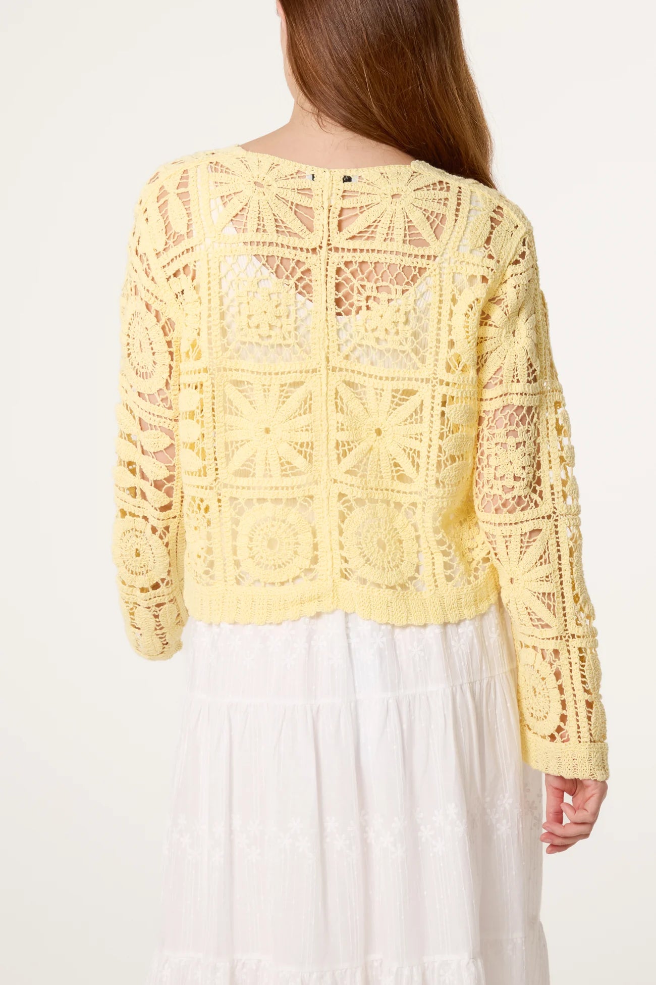 Summer Patchwork Crochet Cardigan