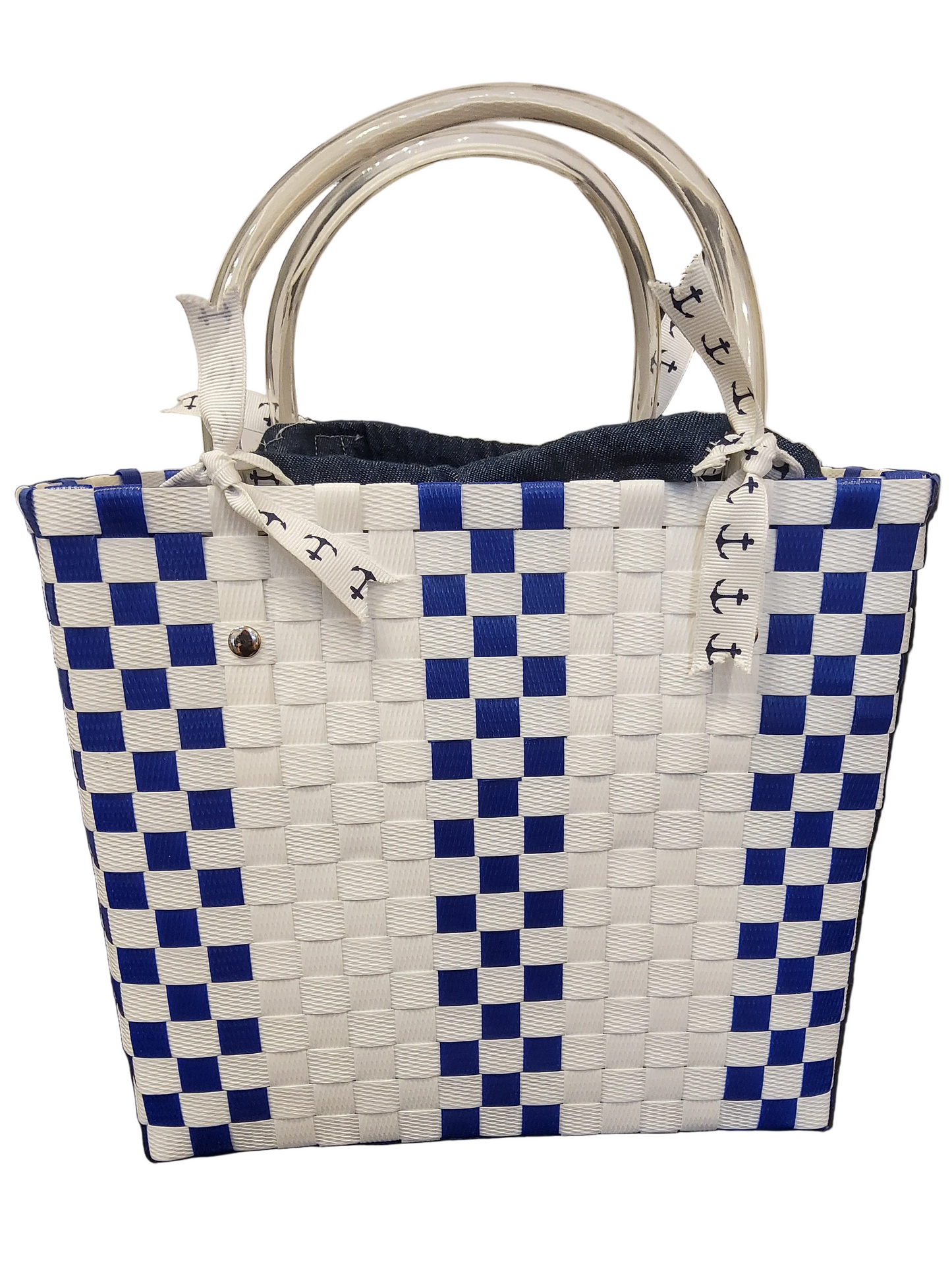 Woven Basket Handbag