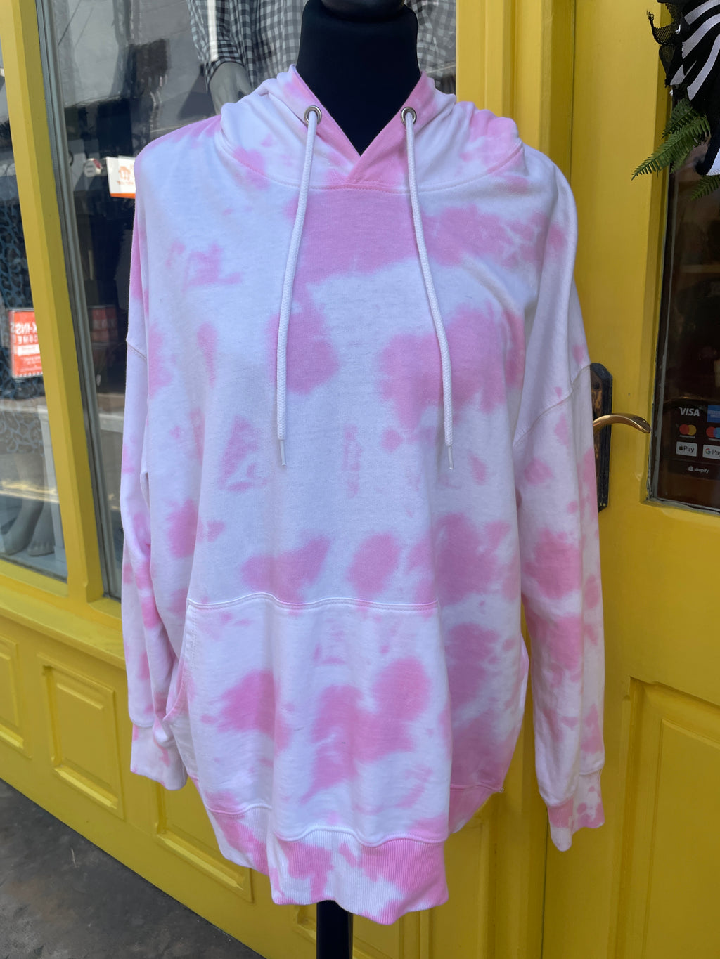 Pink Tie-Dye Hoodie