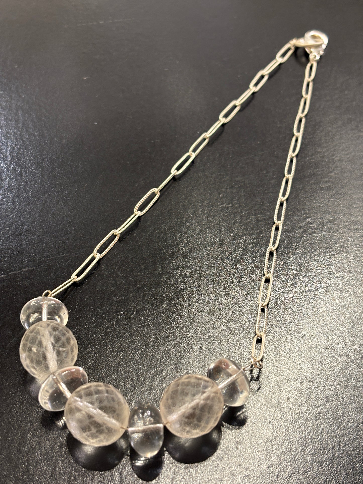 Deluxe Chain Czech Glass Beaded Necklace