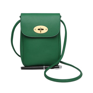 SMALL CROSSBODY BAG (BROWN / GOLD / GREEN / SILVER / RED / BLACK / NAVY)