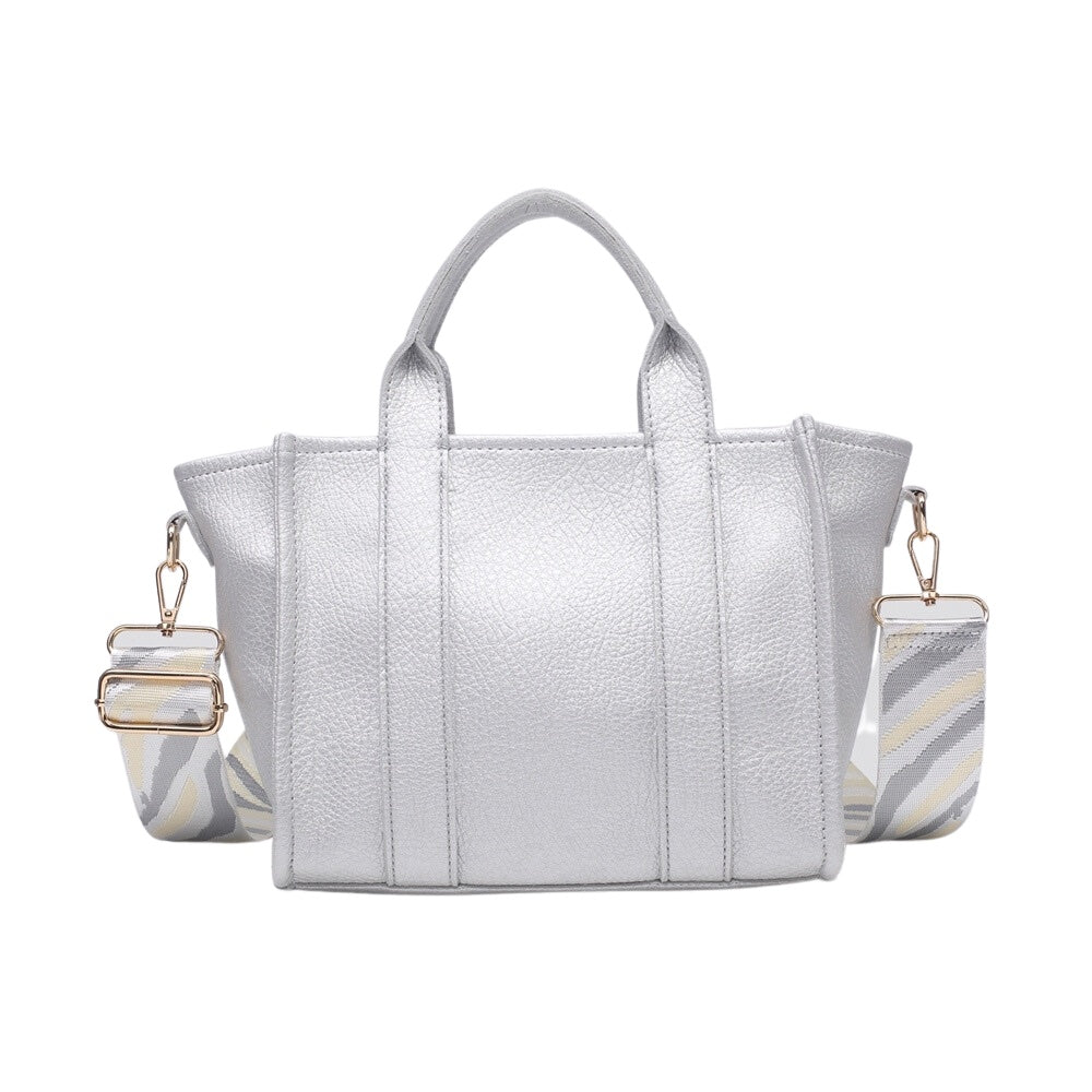 Silver Soft Tote Bag