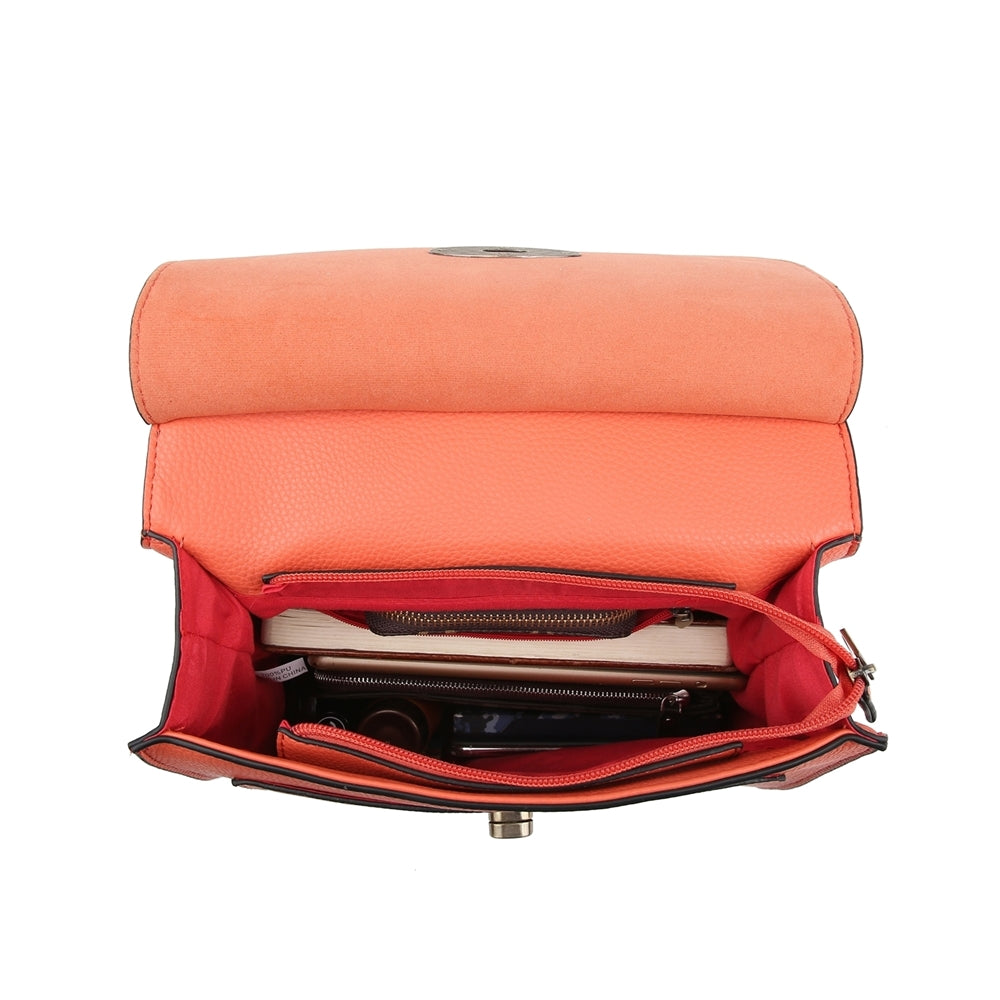 Stylish Light Coral Orange Rucksack