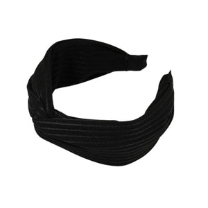 PLAIN JERSEY HEADBAND (GREEN / BLACK) by Red Cuckoo