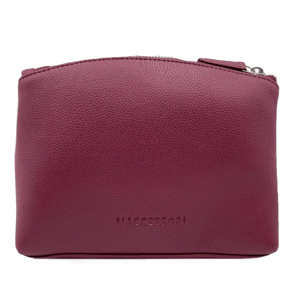 Harris Tweed Cosmetic Bag Purple Check