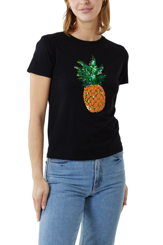 Embellished Pineapple T-Shirt