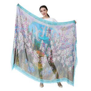 Love’s Pure Light “Illumination and Glory Covers The Earth” silk blend scarf