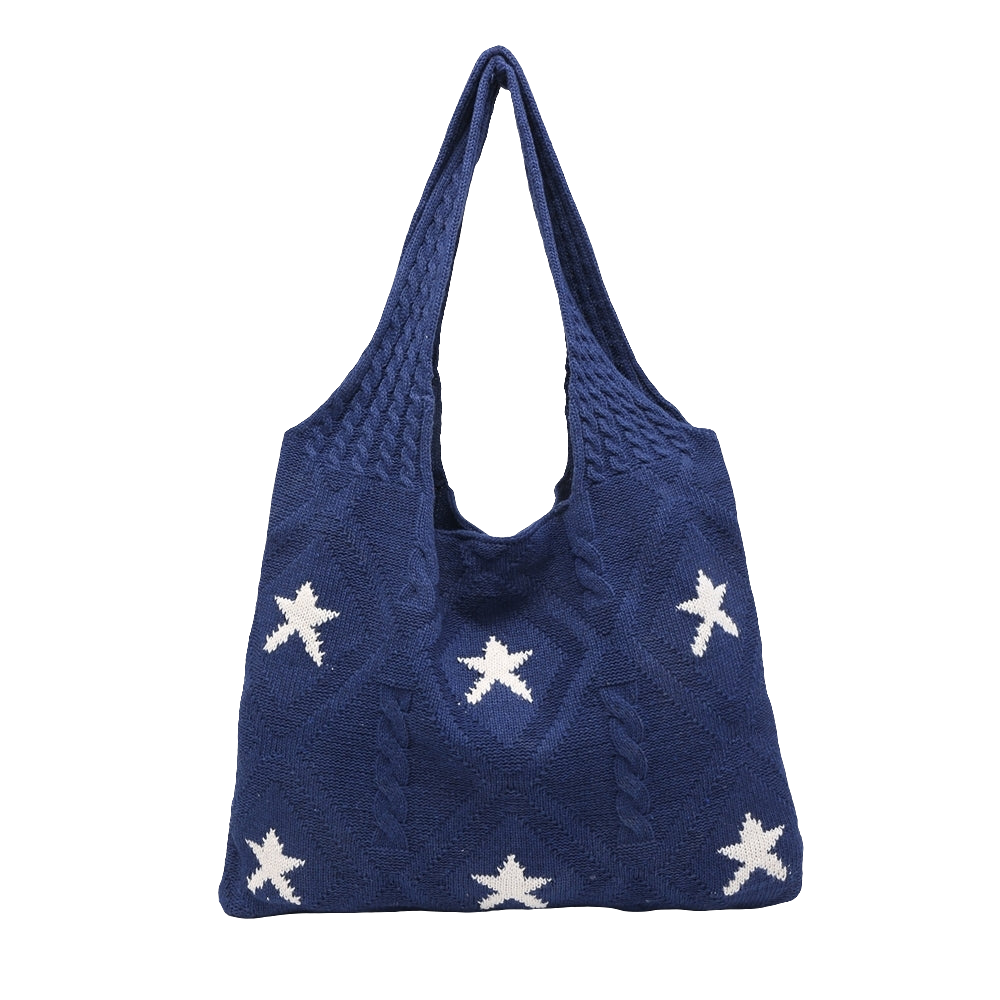 Knit Star Shoulder Bag