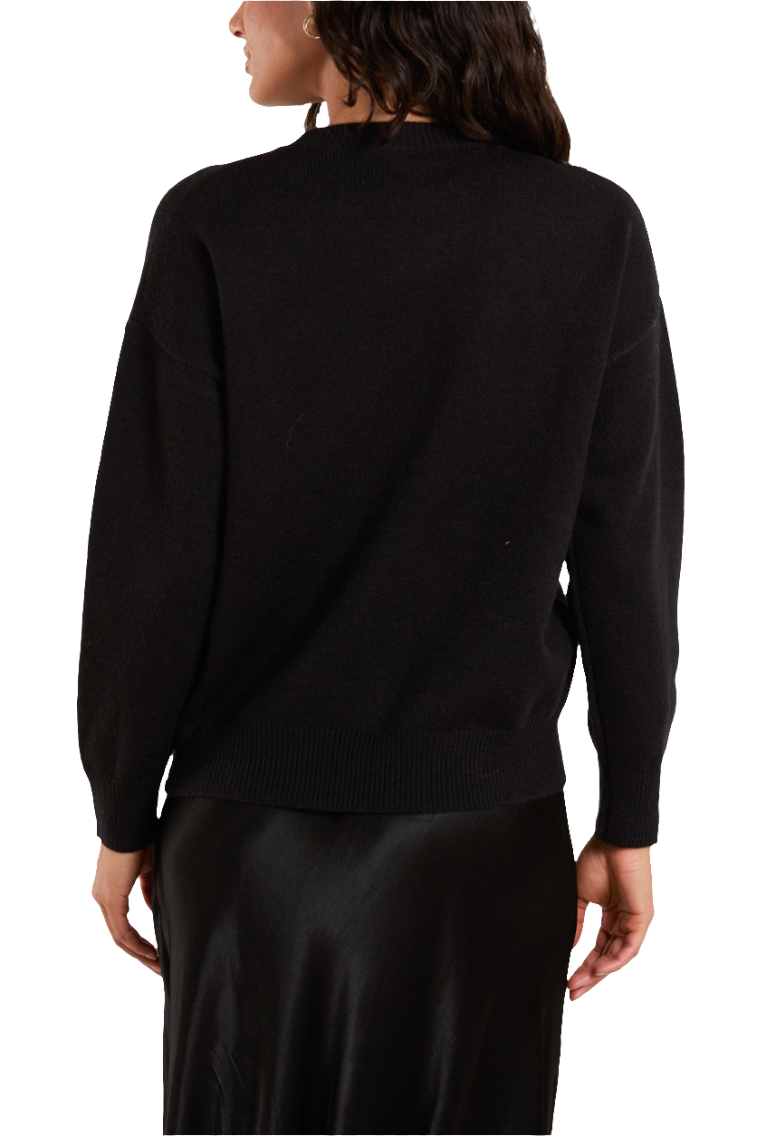 Embellished Sequin Butterfly Jumper
