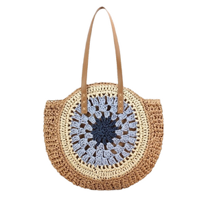 Large Woven Wicker Tote Bag